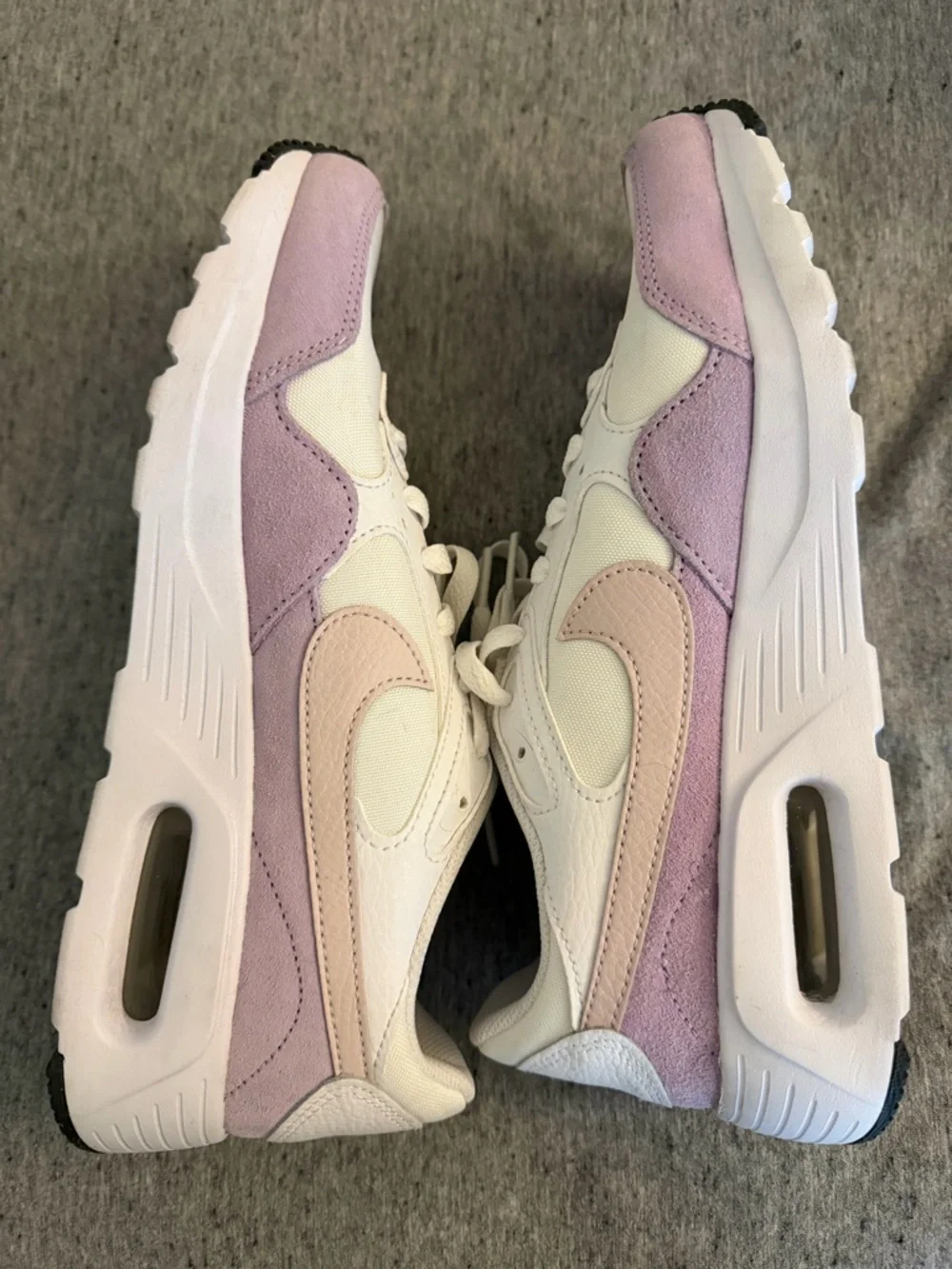Nike Women's Sneakers in White, Lavender, and Blush - Picture 3 of 5